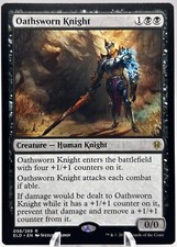 Oathsworn Knight 098/269 Throne of Eldraine Rare ELD MTG NM
