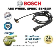 1x BOSCH ABS WHEEL SPEED SENSOR for ROVER 800 Coupe 820 1996-1997