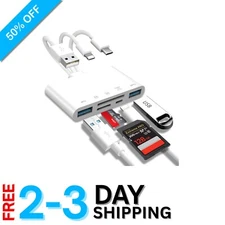 Advanced 5-in-1 Memory Card Reader for Effortless Data Transfers & Charging