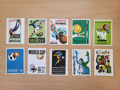 10x Panini Poster # Aufkleber Sticker # FIFA Fußball Weltmeisterschaft WM 1986