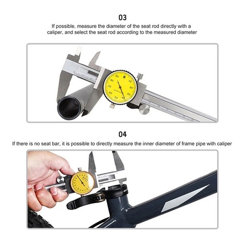 Titanium-Alloy Seatpost For MTB And Road Bikes 27.2mm X 350MM/31.6mm X 350MM - Picture 11 of 24
