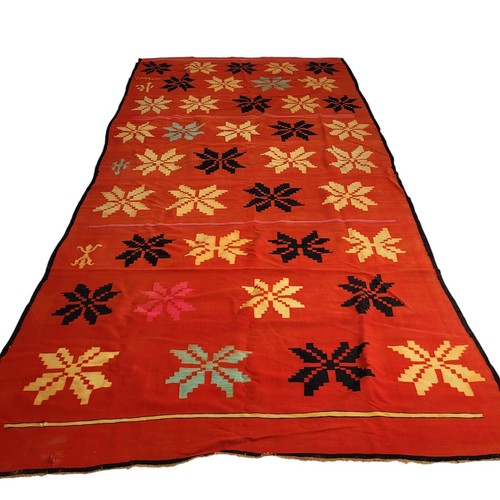 Museum-Worthy Vintage Moroccan Masterpiece Old Berber Rug Star Motif Carpet - Picture 5 of 23