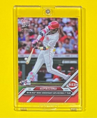 2024 Topps Now Elly De La Cruz Rookie Card RED PARALLEL /10 SSP Reds #268 RC  