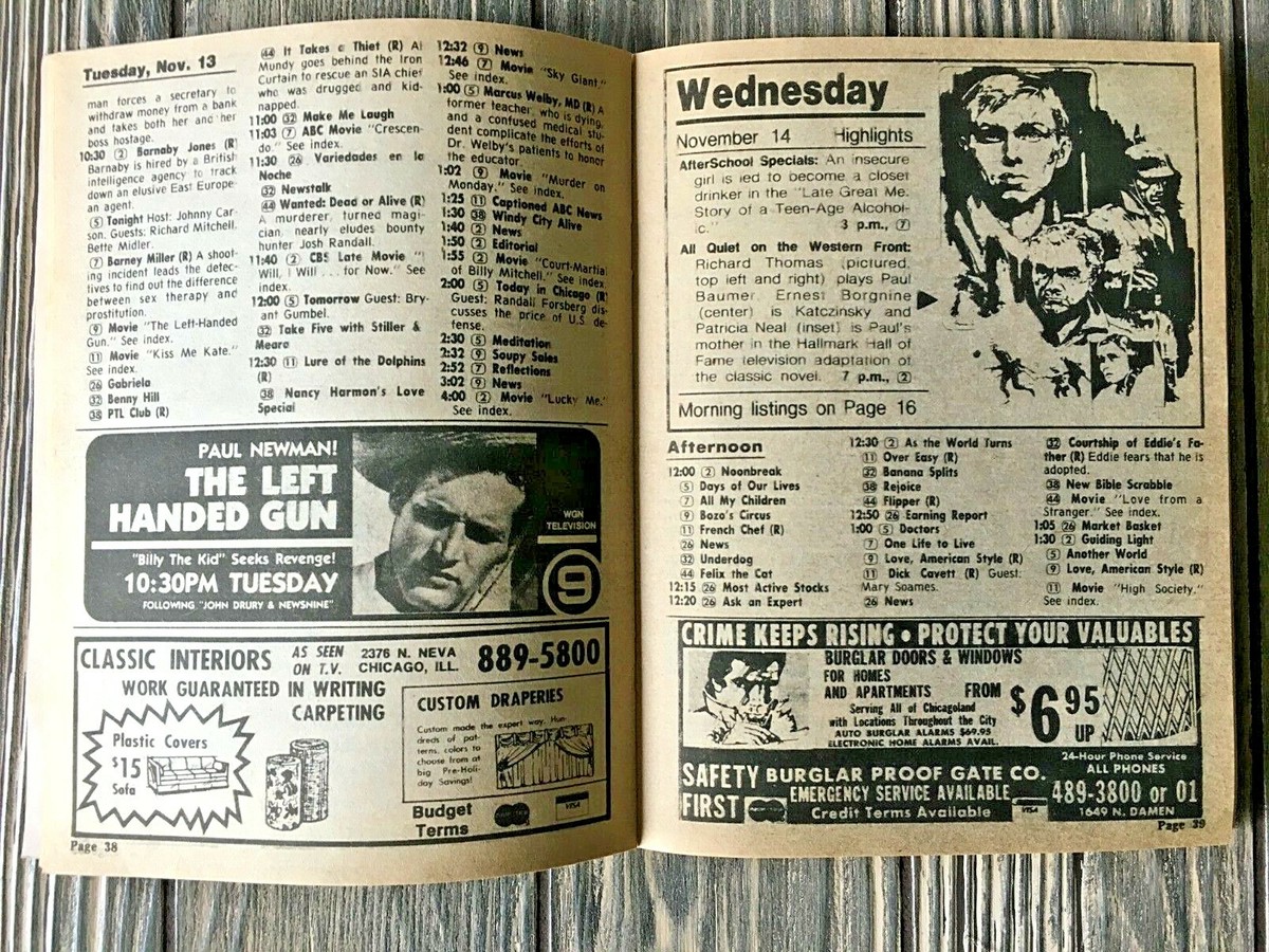 Chicago Sun-Times TV Prevue Randolph Mantooth: The Seekers