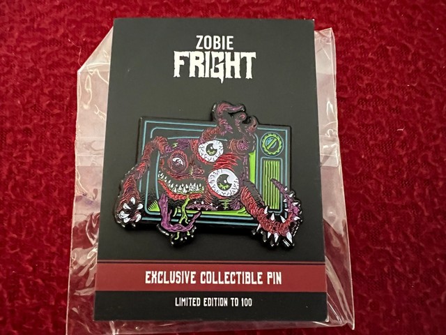 ZOBIE FRIGHT ARTIST EDITION ENAMEL PIN TERRORVISION VARIANT limited 100 ZOBIE FRIGHT ARTIST EDITION ENAMEL PIN TERRORVISION VARIANT limited 100