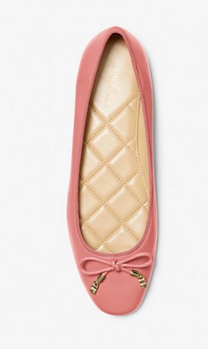 Michael Kors Nori Leather Ballet Flat shoes NEW IN BOX - Picture 11 of 12