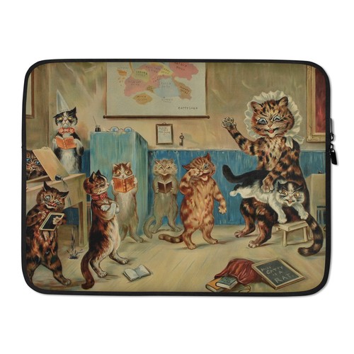 NAUGHTY CATS Laptop Sleeve Tasche 13" 15" Computer MacBook Chromebook Puss Kittens - Bild 3 von 3