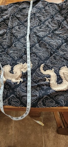 Point Zero Short Sleeve Button Down Shirt Dragons, Sz XL, Black, One Pocket - Picture 10 of 12