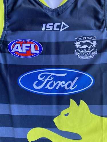 Camiseta deportiva de entrenamiento Geelong Cats edición jugador AFL 2014 Guernsey #5 camiseta rara - Imagen 7 de 15