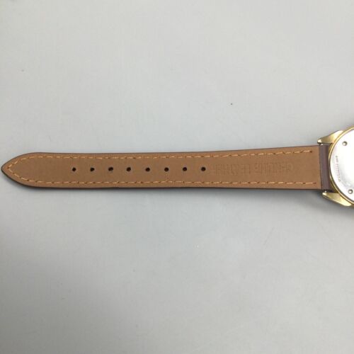Vtg Wittnauer Watch Men 32mm Gold Filled 1950's Doctor Leather Manual Wind - Picture 11 of 14