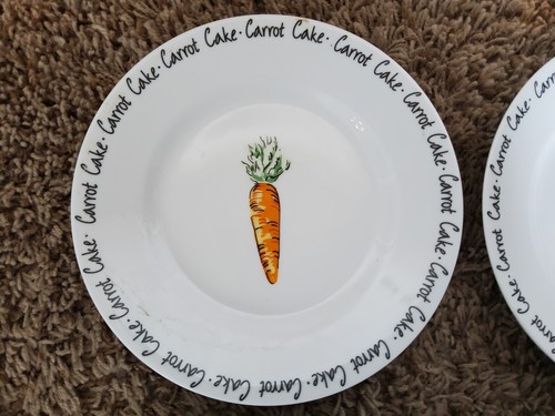 10 Strawberry Street Dessert/Cake 8" Plates - set of 6 - Picture 2 of 5