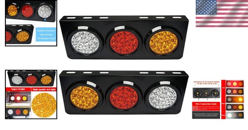 Waterproof LED Tail Lights for Trucks and Trailers, 48 High-Intensity Lights - Bild 2 von 10