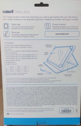 Estuche tipo folio ejecutivo Caseit para tabletas de 9-10"" + lápiz óptico con pantalla táctil - Nuevo - Imagen 2 de 2
