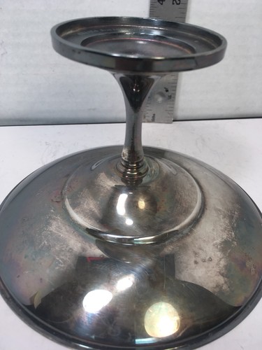 ONEIDA SILBERSCHMIEDE KOMPOTT Bonboniere Mid Century grün Liner - Bild 4 von 7