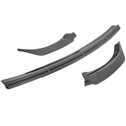 Carbon Fiber Style Front Bumper Lip Spoiler Splitter For 2020-2023 Tesla Model Y - Picture 6 of 9