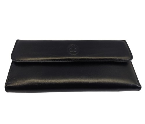 Buxton Black Leather Wallet Butterfly Cash Coins Checks Cards ID READ!! - Picture 3 of 18