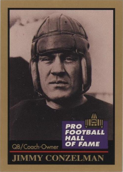 1991 Enor Pro Football Hall of Fame Jimmy Conzelman #30 - 1 of 2