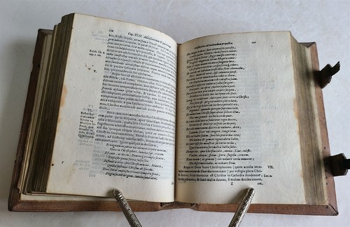 1650 BLIND-STAMPED PIGSKIN BOUND ANTHOLOGY by Jesuit Georg Stengel antique - Picture 9 of 13