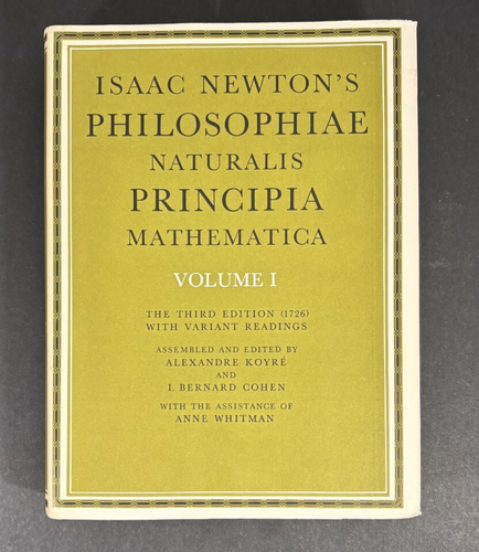 Isaac Newton's Philosophiae Naturalis Principia Mathematica by Cohen 2 vol set - Foto 4 di 19