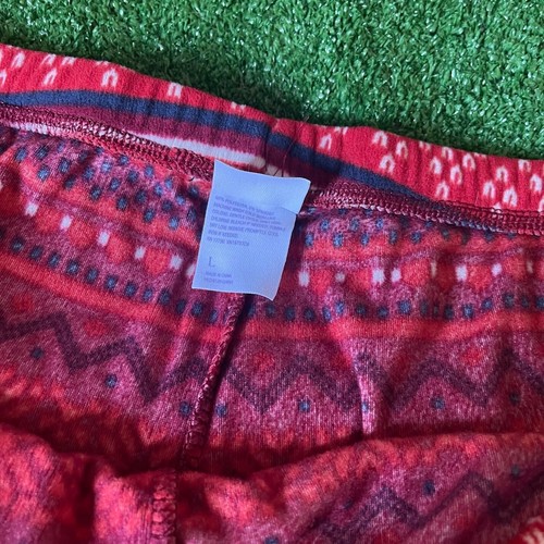 Stars Above Super Soft  flannel Red Stretch Sleepwear Lounge Pajama Pant Size L - Picture 9 of 13