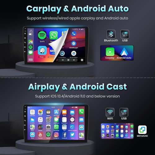 Android 13 Carplay 7" Car Stereo Radio GPS Navi For Chevrolet Impala 2006-2013 - Foto 9 di 21