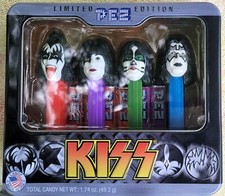 Ltd Edition Set of KISS Pez Dispenser Sealed in Collectors Tin