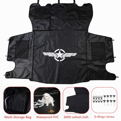 Waterproof Pet Seat Mat Cargo Cover Hammock For Jeep Wrangler Jk Waterproof Pet Seat Mat Cargo Cover
