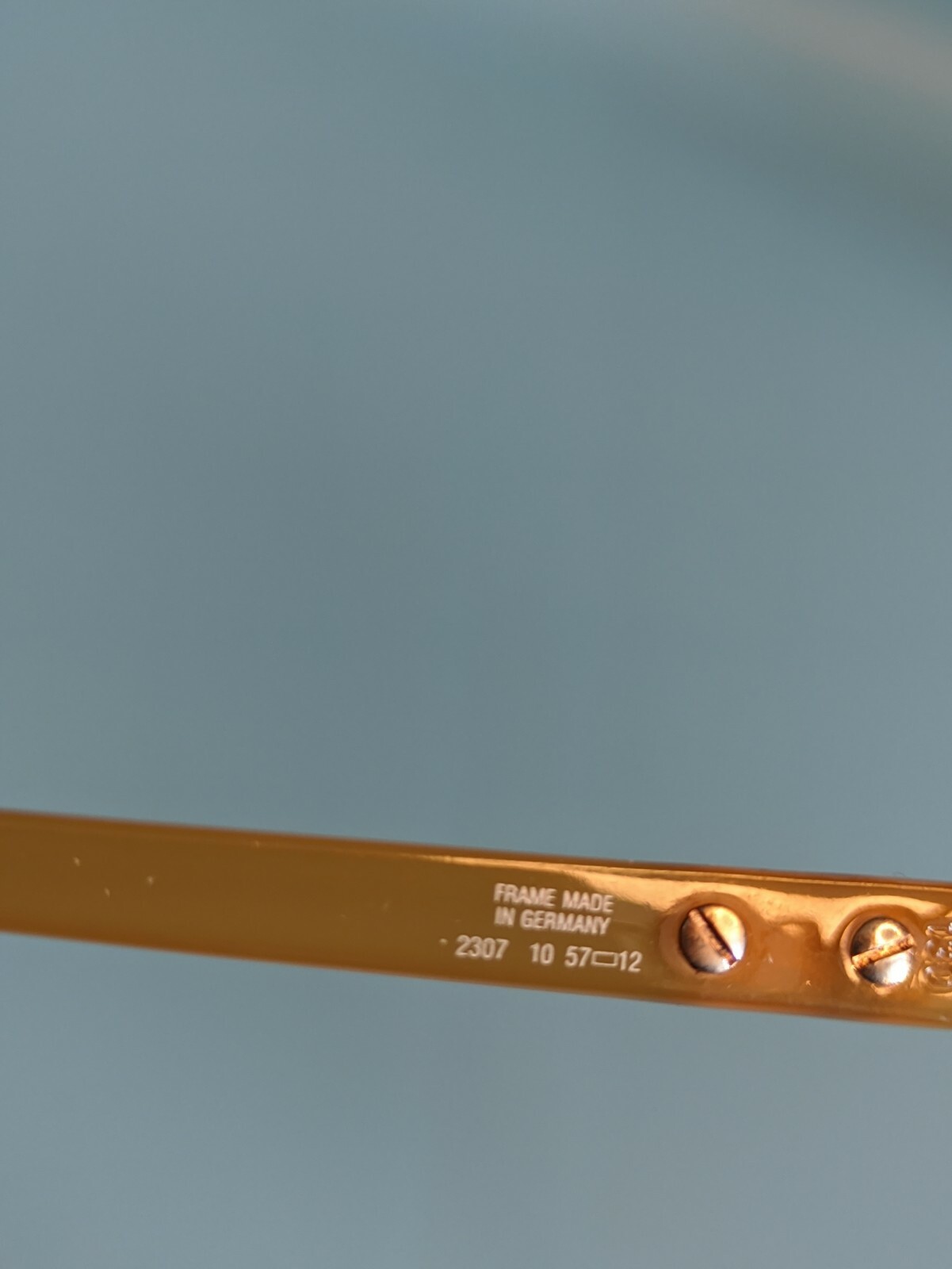 VINTAGE CHRISTIAN DIOR 2307 RECTANGULAR EYEGLASSE… - image 5