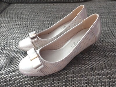 GOODIN ECHTES LEDER Pumps  Gr: S   Atmungsaktiv Gr. 36 Rose Neu Ungetragen