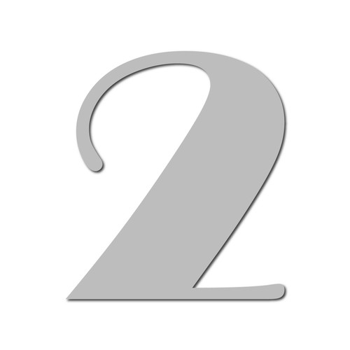 HOUSE NUMBER 2 Broadway Acrylic Large Floating Cool Stylish Modern Gloss Black - Picture 4 of 17