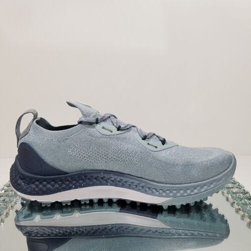 NEW Men's Size 10 Under Armour Charged Curry Golf Shoes Blue Grey 3025072-400 - Imagen 2 de 10