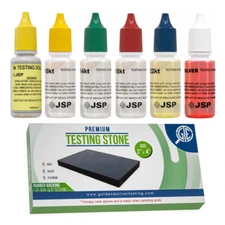 Gold Silver Testing Kit 9k 10k 14k 18k 22k 24k Solution Acid Test Jewelry Tester