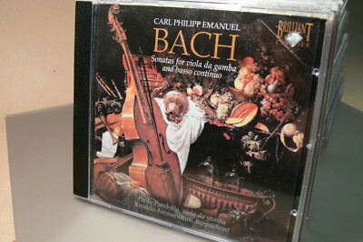 cpe bach sontanas for viola cd album