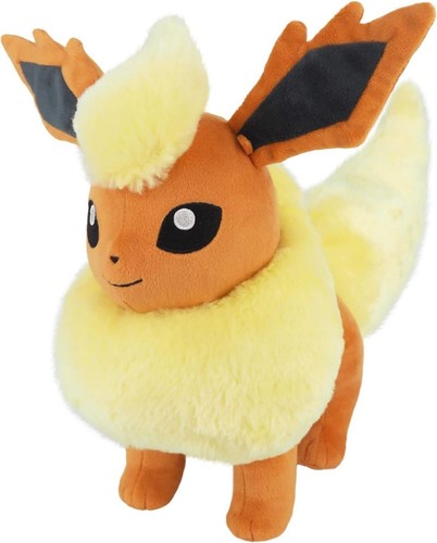 Pokemon ALL STAR COLLECTION Flareon Stuffed M Pocket Monster Plush Doll New - 第 1/12 張圖片
