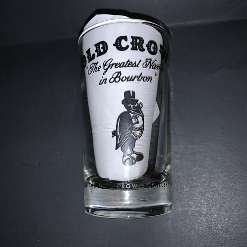 Vetro vintage OLD CROW DISTILLERY CO Frankfort KY "Il più grande nome nel borbone" - Foto 8 di 14