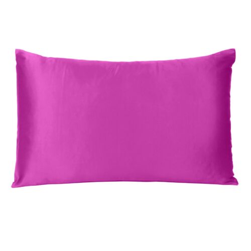 Silk Satin Pillowcase 2 Pack Silky Pillow Cases For Hair And Skin Cushion Cover - Picture 24 of 339