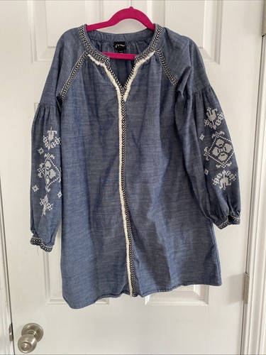 Girls Lot Of 7 Clothing Items size 7/8 Cat & Jack Art Class Tops PJs Tunics - Picture 15 of 23