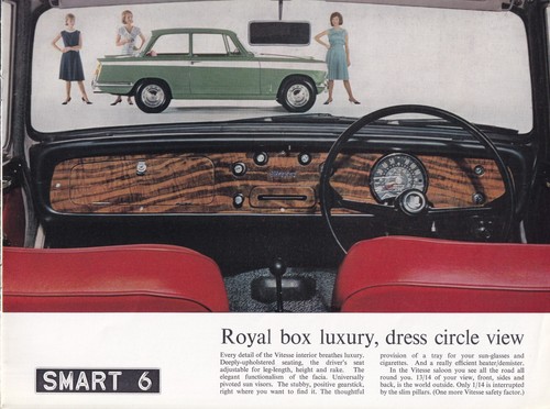STANDARD TRIUMPH, TRIUMPH VITESSE BROCHURE, 350/662/UK/25m. - Picture 7 of 8