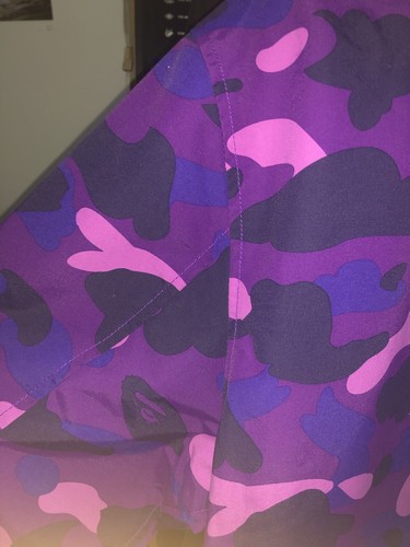 BAPE A Bathing Ape Purple Camo Jacket Medium Brand New With Tags *AUTHENTIC* - Picture 12 of 16