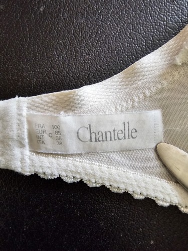 Chantelle Bra Womens White Unlined Underwire Bra Size 38C - Picture 7 of 8