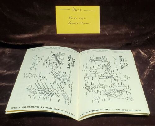 PACE ANTIQUE SLOT MACHINE REPRODUCTION 40 PAGES SERVICE MANUAL - Picture 4 of 4