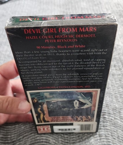 Devil Girl From Mars VHS 1991 Rare - Sealed - Bild 10 von 10