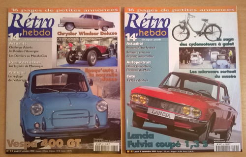 RETRO HEBDO - Année 1998 quasi complète (47 des 48 N° existants) -Etat collector - Imagen 21 de 24