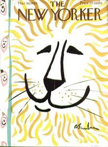 New-Yorker-cover-Birnbaum-circus-lion-clowns-3-30-1963