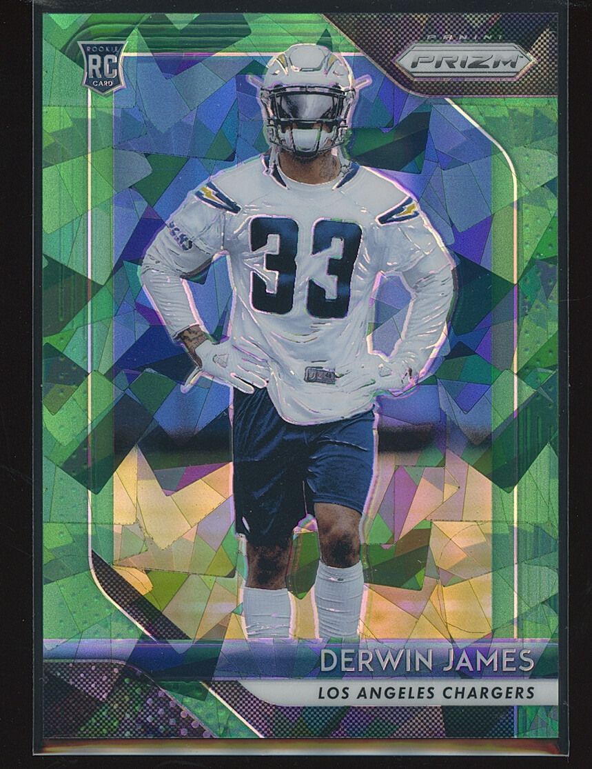 Derwin James 2018 Panini Prizm Green Crystal RC 2/75