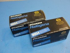 (2) NOS Sylvania OEM Halogen #9004 Headlight Lamps.