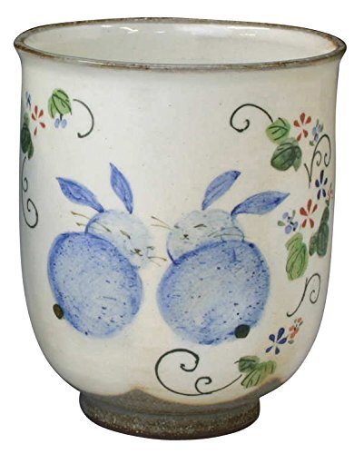 Kyoto ware Kiyomizu ware teacup large Kaho kiln flower