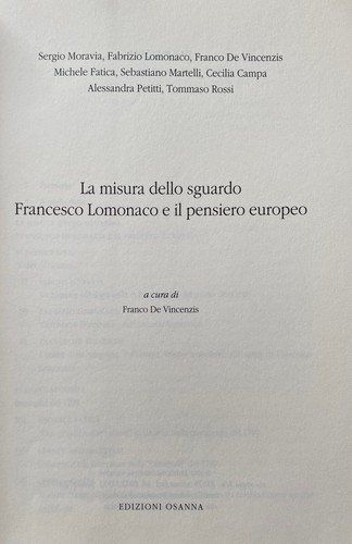 AUTORI VARI FRANCESCO LOMONACO E IL PENSIERO EUROPEO CURA FRANCO DE VINCENZIS - Picture 6 of 19