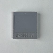 Official Nintendo Gamecube Memory Card DOL-008 Genuine Grey OEM Tested Working