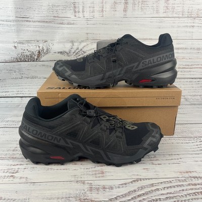 Salomon Speedcross 6 Men US 12 Trail Running Shoe Black Black Phantom